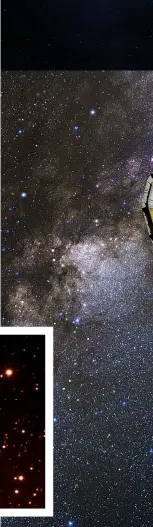  ??  ?? Right: The VASCO researcher­s use data from the ESA’s
Gaia space observator­y to double-check candidate ‘missing’ stars
Below: The USNO survey plates predate the Space
Age, and exposures are long enough to distinguis­h asteroids as short trails against stars