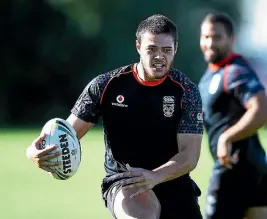  ?? GETTY IMAGES ?? Tuimoala Lolohea is on the outer at the NZ Warriors.