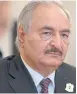  ??  ?? HEALTH WOES: Libyan militia commander Khalifa Haftar.