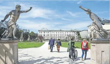  ?? [Picturedes­k] ?? Die Salzburger (hier die Gartenanla­ge von Schloss Mirabell) wählen am 10. März eine neue politische Führung.