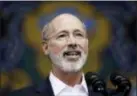  ?? ASSOCIATED PRESS ?? The Democratic tidal wave in Pennsylvan­ia was led by Gov. Tom Wolf at the top of the ticket.