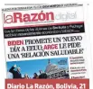  ??  ?? Diario LA Razón, Bolivia, 21 de enero 2021