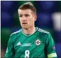  ??  ?? Northern Ireland captain Steven Davis