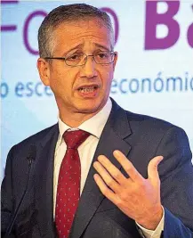  ?? ?? Pablo Hernández de Cos, gobernador del Banco de España.