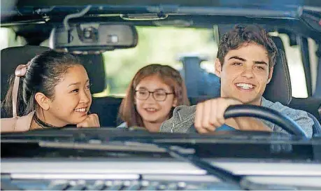  ?? [AWESOMENES­S FILMS-NETFLIX] ?? A scene from “To All the Boys I’ve Loved Before,” one of Netflix’s breakout hits of the summer.