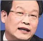  ??  ?? Xiang Junbo, chairman of the China Insurance Regulatory Commission