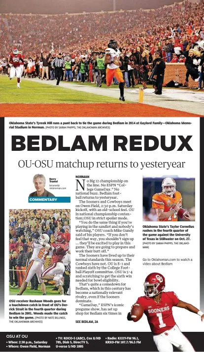  ??  ?? Go to Oklahoman.com to watch a video about Bedlam