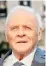  ??  ?? Anthony Hopkins