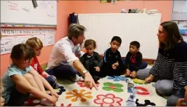  ?? (Photos Hélène Dos Santos) ?? À la maternelle Gensollen de La Farlède, une pédagogie adaptée à la déficience auditive, « le handicap invisible ».