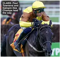  ?? ?? CLASS: Paul Townend and Galopin Des Champs lead the way
