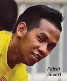  ??  ?? Faizal Shaari
