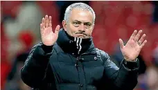 ?? REUTERS ?? The Special One, Manchester United manager Jose Mourinho, will be hoping for a special evening at Wembley.