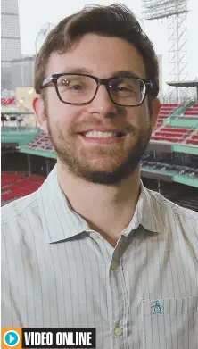  ?? STAFF FILE PHOTO BY MATT WEST ?? DIALING IT UP: Herald Red Sox beat writer Evan Drellich, above, gave it back to WEEI’s Gerry Callahan and Kirk Minihane, below, as good as he got yesterday.