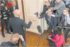  ?? ?? CRUNCH TIME: US President Joe Biden speaks to reporters after delivering remarks at the White House in Washington on Friday.