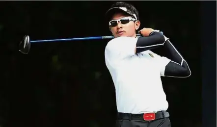  ??  ?? Afif Razif will be in action at the Nomura Cup at Sungai Long Golf & Country Club (below) this week.
