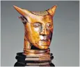  ??  ?? Head with Horns was purchased by the J. Paul Getty Museum in Los Angeles in 2002