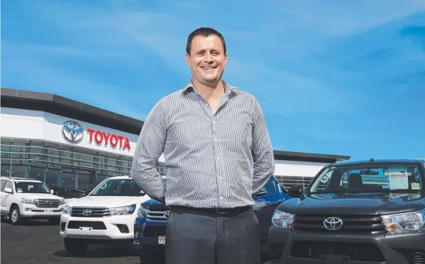  ?? Picture: JUSTIN BRIERTY ?? Pacific Toyota has reopened after a major makeover. Dealer principal Shannon Marshall is looking forward to further sales. PICTURE: JUSTIN BRIERTY