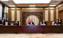  ??  ?? Chinese State Councilor and Foreign Minister Wang Yi hosts a video conference of foreign ministers of China, Afghanista­n, Pakistan and Nepal on working together to fight COVID-19 and resume economy, July 27, 2020.