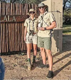  ?? ?? Cricket star Rassie van der Dussen and his wife Lara will spend Christmas on his grandfathe­r’s farm near Modimolle.
Siyanda Xulu, left, will spend Christmas Day with family.