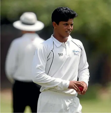  ??  ?? Sandeep Patel scored 114 and two 2-7 for Manukau against Karaka.