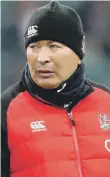  ??  ?? England coach Eddie Jones.