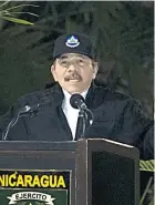  ?? EFE ?? Presidente nica, Daniel Ortega.