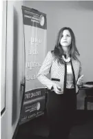  ??  ?? Melanie Figueroa preparó el plan de exportació­n para QCG.