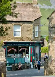  ??  ?? The local store is often the hub of the village and offers a chance to stop and chat