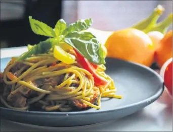  ?? TRANG DOAN/PEXELS ?? A healthy pasta dish can provide a nutrient-rich, fiber-filled meal.