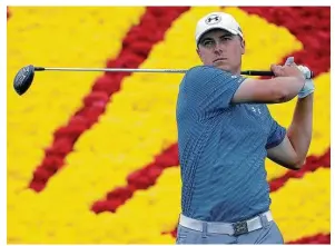  ?? Eric Christian Smith ?? Jordan Spieth likes teeing off in the Shell Houston Open for a variety of reasons, such as it helps him prepare for the Masters at Augusta National Golf Club the following week.