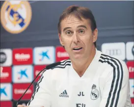  ?? FOTO: J. A. SIRVENT ?? Julen Lopetegui en su etapa en el Real Madrid