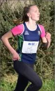  ??  ?? Eva Roche of St. Mary’s (New Ross), Senior girls’ winner.