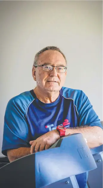 ?? Picture: GLENN CAMPBELL ?? Steve Allen is a retiree who lives in independen­t living at the Pearl Retirement Resort in Fannie Bay. He says $400,000 in superannua­tion is not enough for retirement