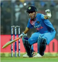  ?? PTI ?? Dhoni did well in the limited overs series against Sri Lanka. —
