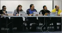  ?? Jesse Moya ?? The Questa Independen­t School Board pushed back a vote on closing the Río Costilla Southwest Learning Academy for the second time during Tuesday’s meeting (Dec 18).