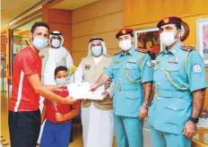  ??  ?? The Sharjah Police General Command helped the visitors to return to their home countries in cooperatio­n with Sharjah Charity and the Red Crescent.