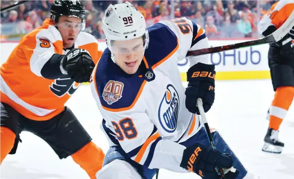  ?? DREW HALLOWELL/GETTY IMAGES ?? Despite all the chatter about the Oilers trading Jesse Puljujarvi ahead of the deadline, columnist Michael Traikos insists that would be a big mistake.