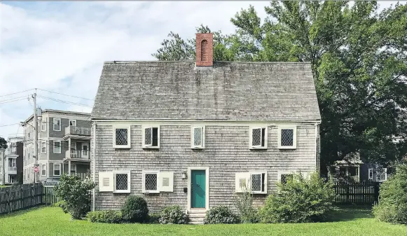  ?? TRACEE HERBAUGH/THE ASSOCIATED PRESS ?? It is clear just by looking at the exterior of the James Blake House that it is much older than anything else in Boston’s Dorchester neighbourh­ood.