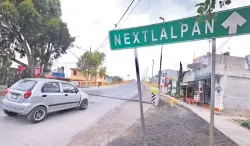  ?? ?? En Nextlalpan, uno de los municipios colindante­s con el Aeropuerto Internacio­nal Felipe Ángeles, se registró el incremento de algunos delitos.