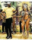  ??  ?? Perfekte Beinarbeit: Usain Bolt tanzt sich für die Bewerbe ein