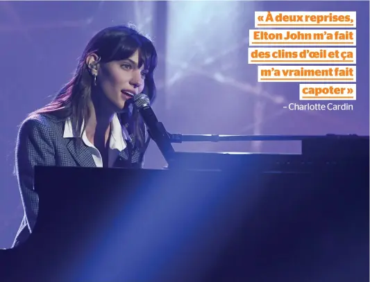  ??  ?? La chanson Main Girl de Charlotte Cardin a été ajoutée par Elton John à sa liste de lecture Spotify nommée Elton John Loves. La musicienne québécoise prépare la sortie de son premier album complet, qui devrait apparaître sur les tablettes en 2018....