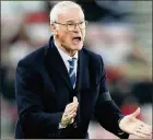  ??  ?? RANIERI: Relegation scrap