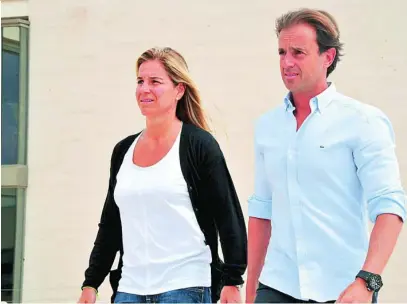  ?? EP ?? Arantxa Sánchez Vicario y Josep Santacana mantienen una deuda con el Banco de Luxemburgo desde 2010