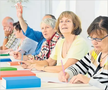  ?? [ Claudia Paulussen/Fotolia ] ?? Englisch lernen – im Klassenver­band in kleinen Gruppen – wirkt sich auch positiv auf das alltäglich­e Leben aus.