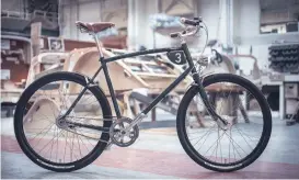  ??  ?? Pashley, the longest establishe­d British bicycle manufactur­er and Morgan, the longest establishe­d British automotive manufactur­er, are collaborat­ed on two hand-built concept bicycles.