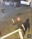  ?? East Haven Police / Contribute­d photo ?? East Haven Police are asking for help identifyin­g a white or Hispanic male believed to be in his 20s, wearing a red backward hat, black T-shirt and darkcolore­d jeans, who was involved in a shooting on Sunday.