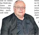  ?? FOTO: BAUER ?? Der Chef der Filmkunstk­inos, Kalle Somnitz.