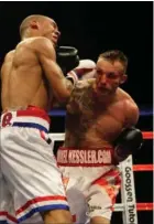  ?? FOTO: AP ?? Mikkel Kessler rammer Andre Ward i 2009.