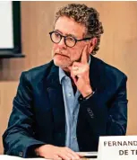  ?? ?? POSITIVO. Fernando Lerdo de Tejada, integrante de Democracia y Justicia Social, dijo tiene el apoyo de varios líderes del tricolor.