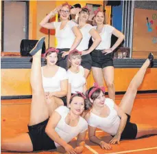  ?? FOTO: SABINE RÖSCH ?? Die „V-Mädels“treten auch beim Turnerball auf.